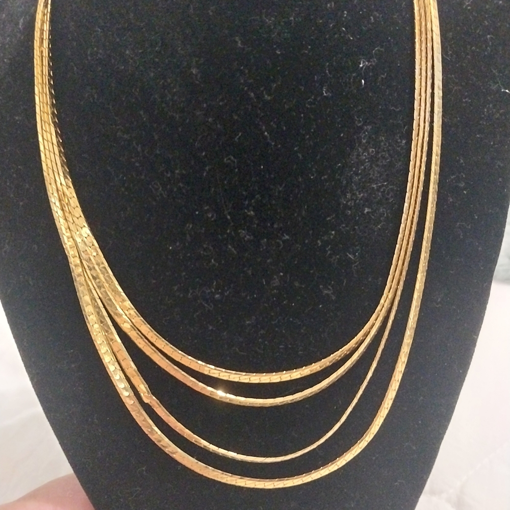 Elegant Gold Necklace PREMIER DESIGNS Matte Gold Tone